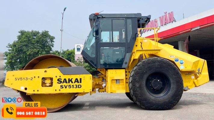 Cho thuê lu rung thi công thảm bê tông nhựa