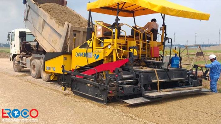 Một số thông tin chi tiết về dòng máy thi công bê tông nhựa Demag của eroco việt nam