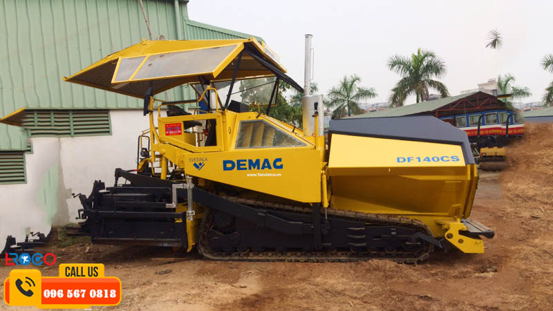 giới thiệu máy rải base và thảm asphalt