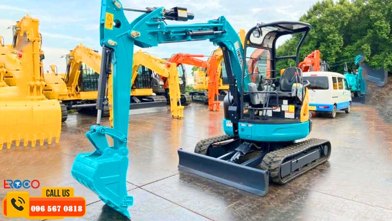 cho thuê máy xúc đào bánh xích trong xây dựng được ưa chuộng