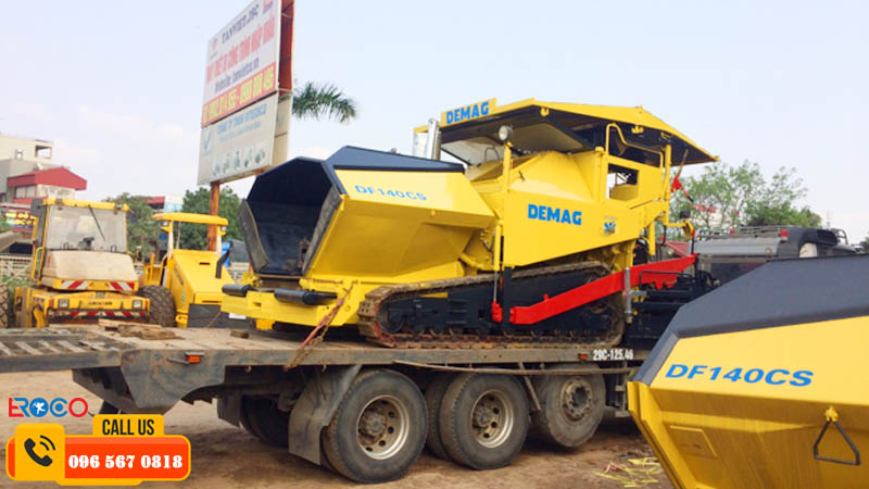 Một số kiến thức tổng quan dòng máy rải base thảm demag