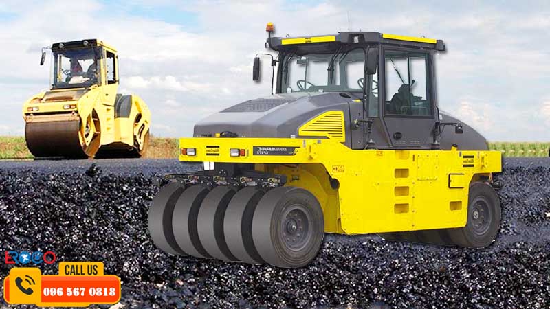 những ưu điểm của lu bánh lốp 11 tấn