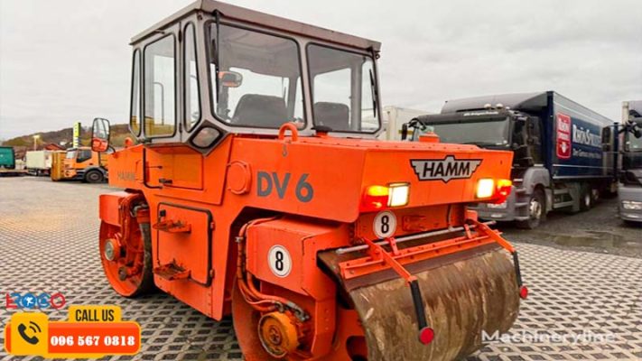 máy lu rung Hamm DV6.21 xuất xứ châu âu mạnh mẽ