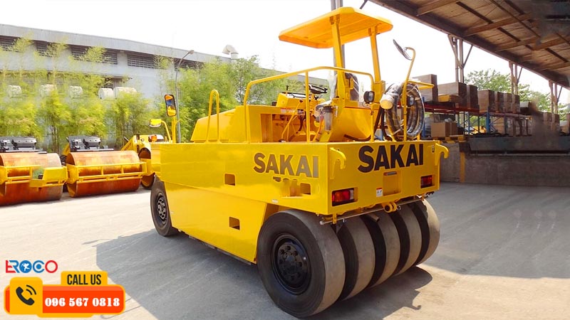 Những thế mạnh nổi bật của máy lu tĩnh bánh lốp SAKAI TS150