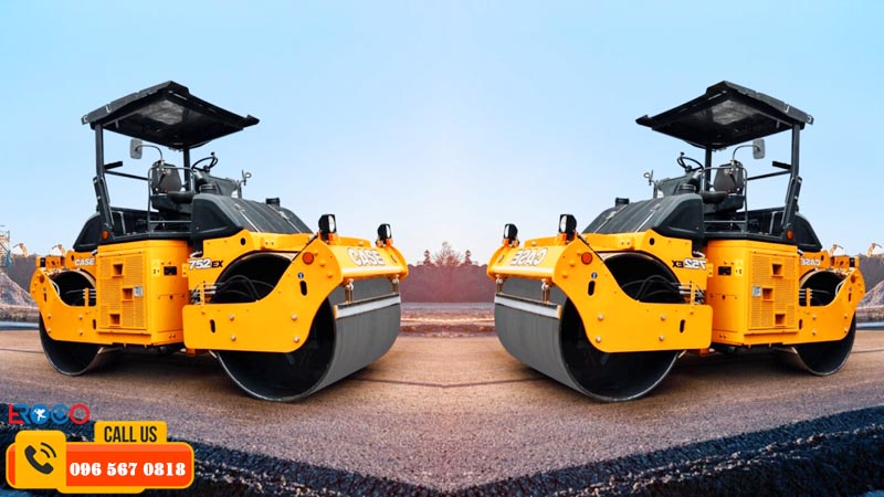 Giới thiệu máy lu rung VIBROMAX W752 tại Eroco Việt Nam