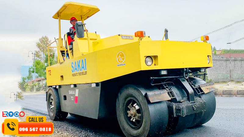 Những ưu thế của máy lu rung bánh lốp