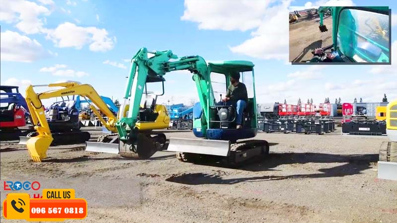 Thông số kỹ thuật của máy xúc đào tại hà nội