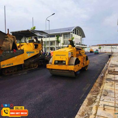 Đơn vị cho thuê xe lu - máy công trình uy tín