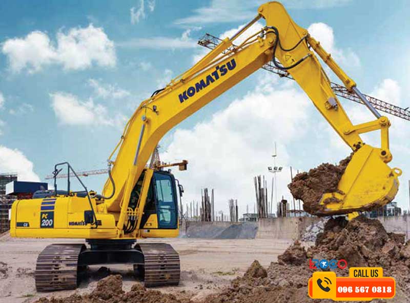 Các thắc mắc về máy xúc đào