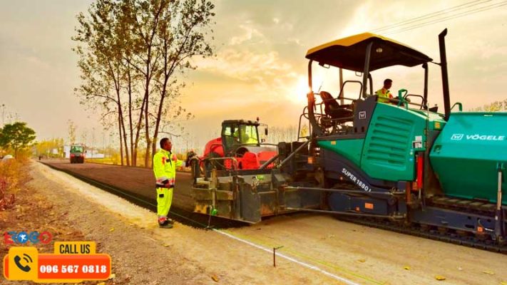 cơ chế tiếp nhận của máy rải base