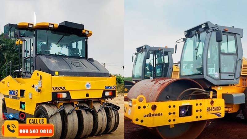 chi phí mua hoặc thuê lu rung và lu tĩnh