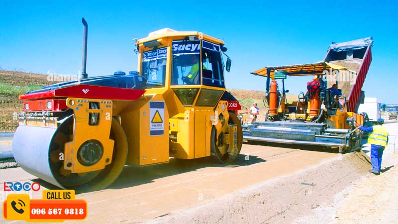 Máy rải bê tông nhựa có rải được cấp phối đá dăm không?