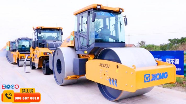 ứng dụng thi công xe lu tĩnh