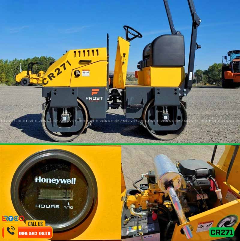 Đơn vị cho thuê máy lu rung, máy xây dựng, máy rải base chính hãng