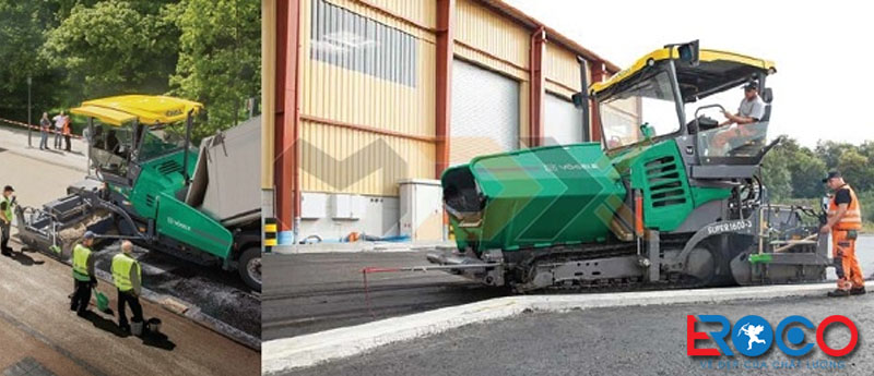 các loại máy làm đường phổ biến cho công trình