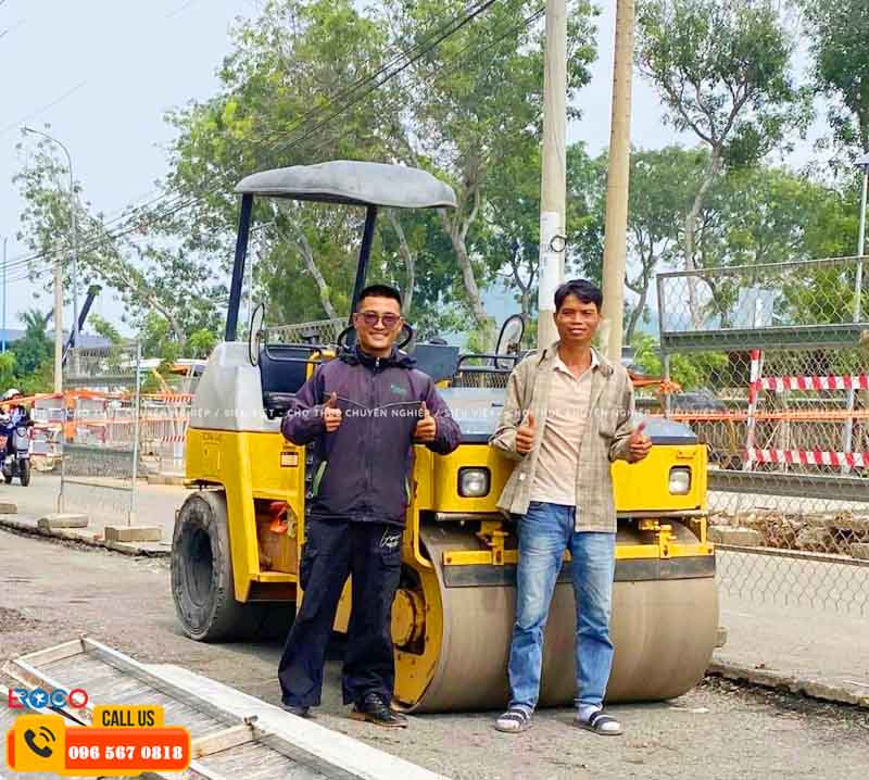 kinh nghiệm thuê và sử dụng lu bánh thép