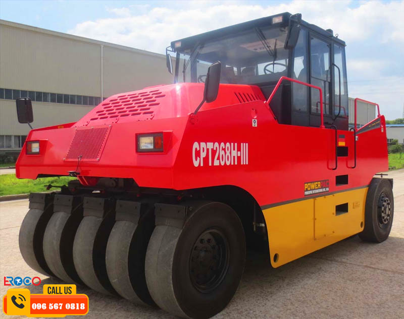 lu bánh lốp trong thi công bê tông nhựa