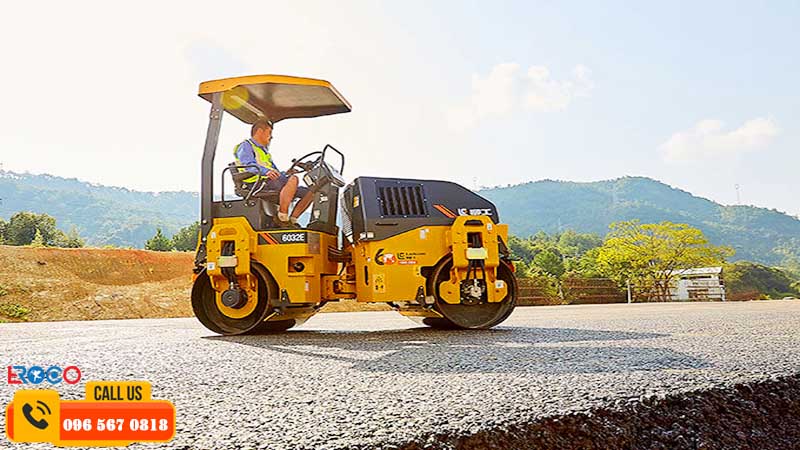 xe lu rung 3,5 tấn 2 bánh thép cho khả năng vận hành mạnh mẽ