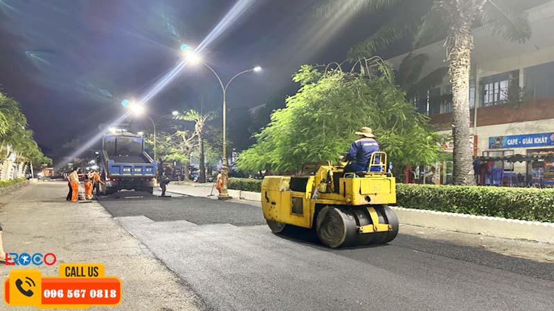 Một số lưu ý khi thi công lớp base đá dăm hiện trường khu vực miền bắc