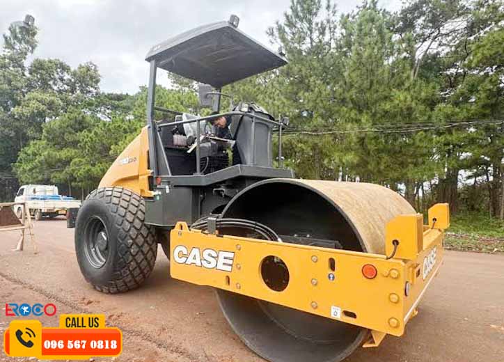 quan trọng của xe lu khi thi công