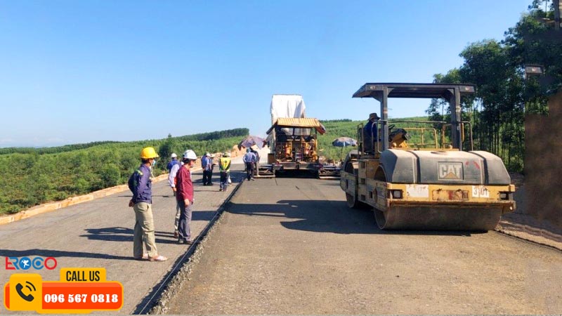 Eroco Việt Nam ~ Cho thuê máy rải cấp phối đá dăm chuyên nghiệp