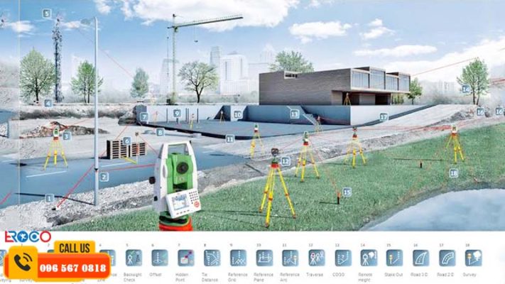 Những lưu ý khi đo khoảng cách bằng máy toàn đạc