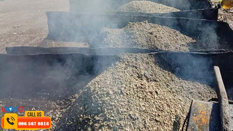 Nhiệt độ tốt nhất của asphalt trên máy rải bê tông nhựa?