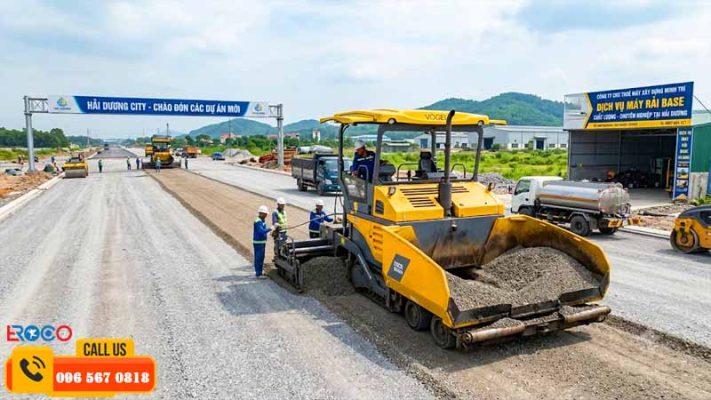 Nhu cầu thuê máy công trình ở Hải Dương ngày càng tăng
