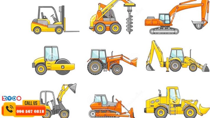 Top 5 loại máy xây dựng được sử dụng nhiều nhất hiện nay