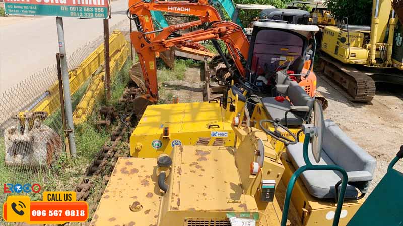 Đơn vị cho thuê máy lu tĩnh bánh lốp chất lượng ở miền Bắc