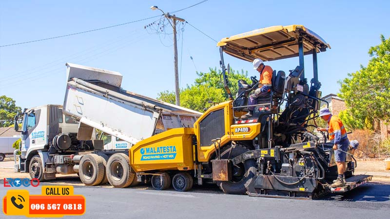 Máy rải nhựa đường (Asphalt Paver)
