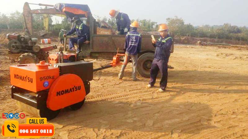 Những lưu ý quan trọng trong quá trình đẩy máy lu dắt tay cũ