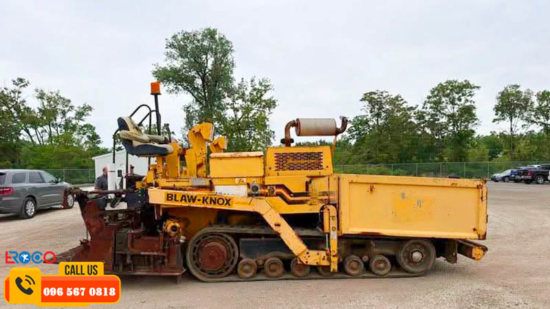 Vai trò của máy rải cấp phối đá dăm trong thi công đường giao thông