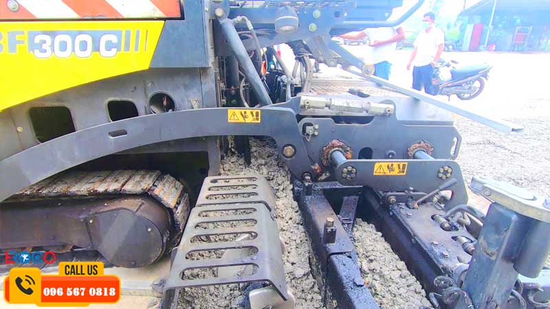Cấu tạo cơ bản của máy rải base